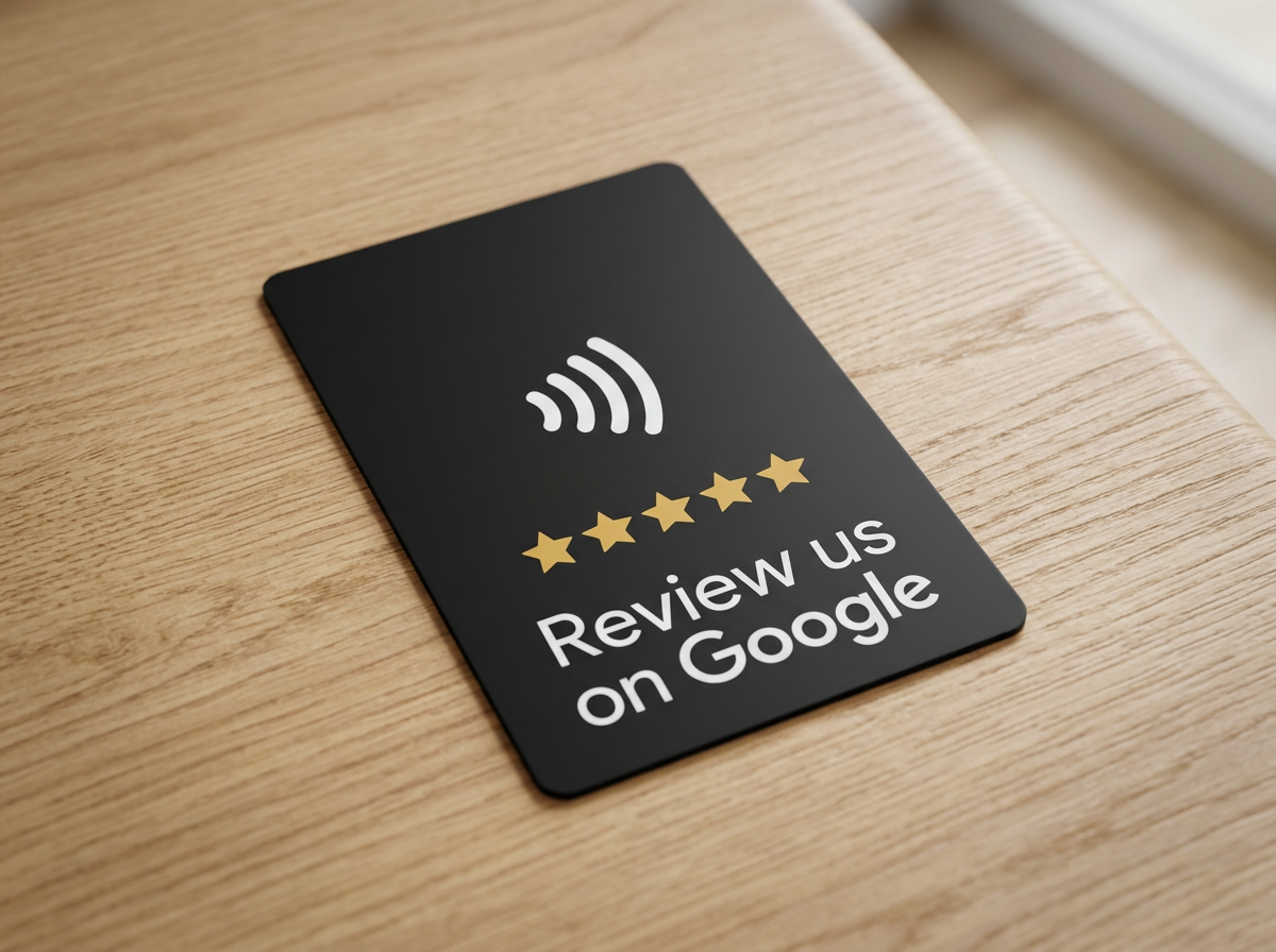 Small NFC review card