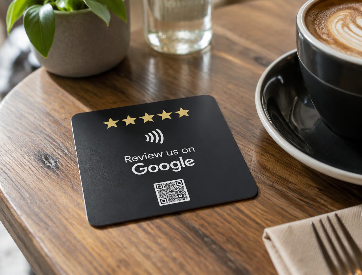 Square NFC review card